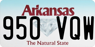 AR license plate 950VQW