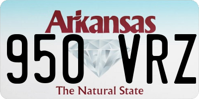 AR license plate 950VRZ