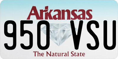 AR license plate 950VSU