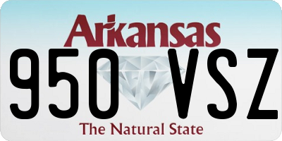 AR license plate 950VSZ