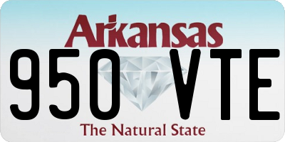 AR license plate 950VTE