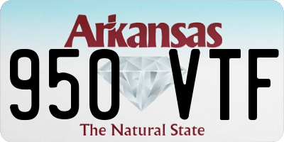 AR license plate 950VTF
