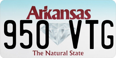 AR license plate 950VTG