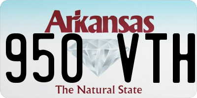 AR license plate 950VTH
