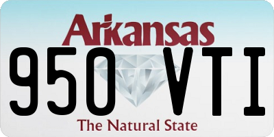 AR license plate 950VTI