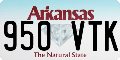 AR license plate 950VTK