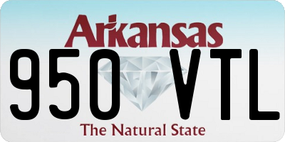 AR license plate 950VTL