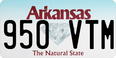 AR license plate 950VTM