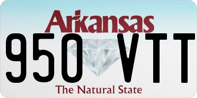 AR license plate 950VTT