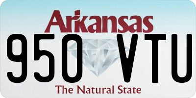 AR license plate 950VTU