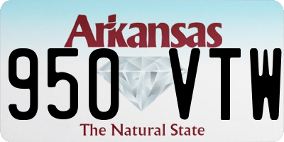AR license plate 950VTW