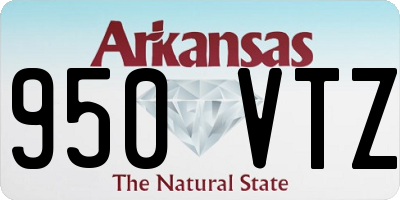 AR license plate 950VTZ