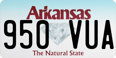 AR license plate 950VUA