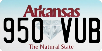 AR license plate 950VUB