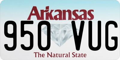 AR license plate 950VUG