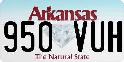 AR license plate 950VUH
