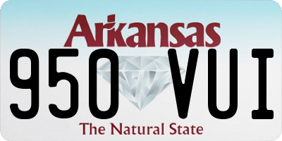 AR license plate 950VUI