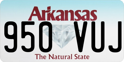 AR license plate 950VUJ