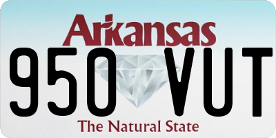 AR license plate 950VUT