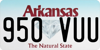 AR license plate 950VUU