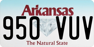 AR license plate 950VUV