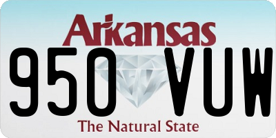 AR license plate 950VUW