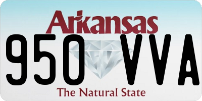 AR license plate 950VVA
