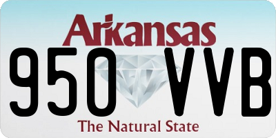 AR license plate 950VVB