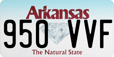 AR license plate 950VVF