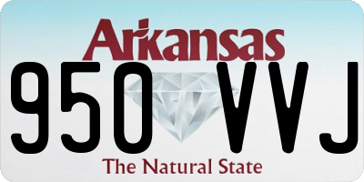 AR license plate 950VVJ