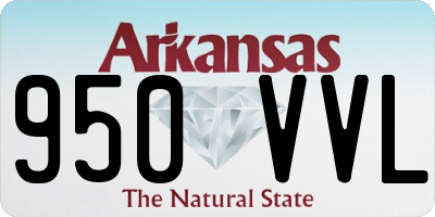 AR license plate 950VVL