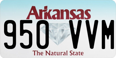 AR license plate 950VVM