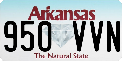 AR license plate 950VVN