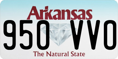 AR license plate 950VVO