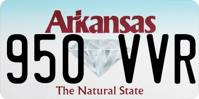 AR license plate 950VVR