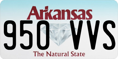 AR license plate 950VVS