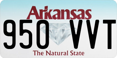 AR license plate 950VVT