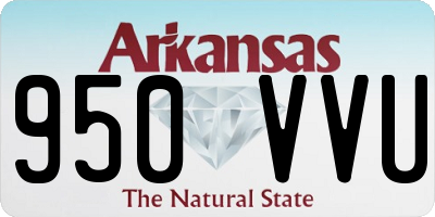 AR license plate 950VVU