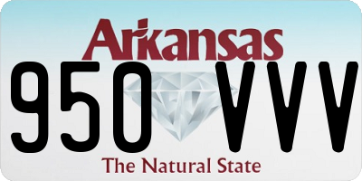 AR license plate 950VVV