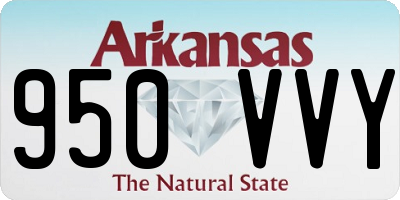 AR license plate 950VVY