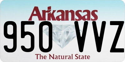 AR license plate 950VVZ
