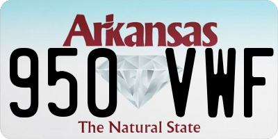 AR license plate 950VWF