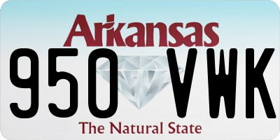 AR license plate 950VWK