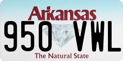 AR license plate 950VWL
