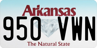 AR license plate 950VWN