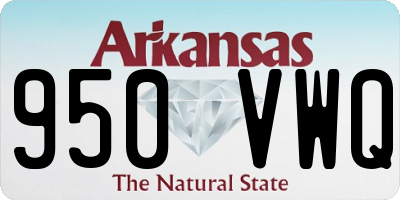 AR license plate 950VWQ