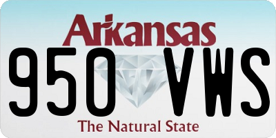 AR license plate 950VWS