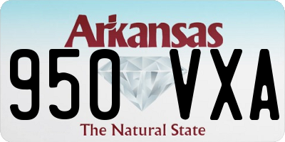AR license plate 950VXA