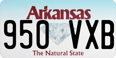 AR license plate 950VXB