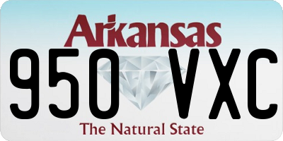 AR license plate 950VXC